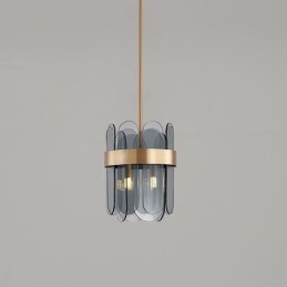Iluminación colgante de vidrio moderna