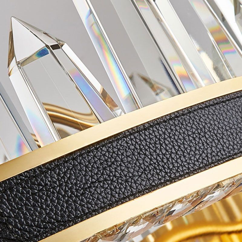 Lámpara colgante de cristal contemporánea Lámpara de techo de cristal