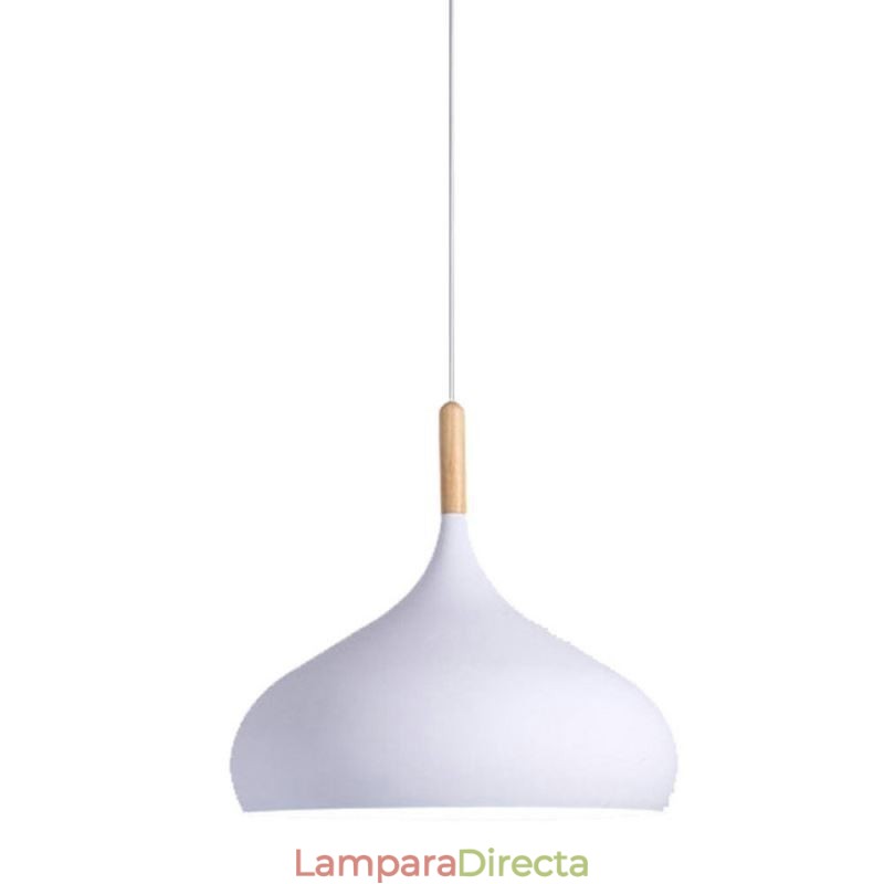 Lámpara colgante moderna de aluminio Macaron, luz ajustable para el hogar
