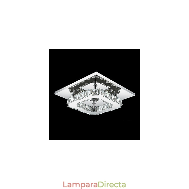 Lámpara empotrada moderna y contemporánea de metal galvanizado