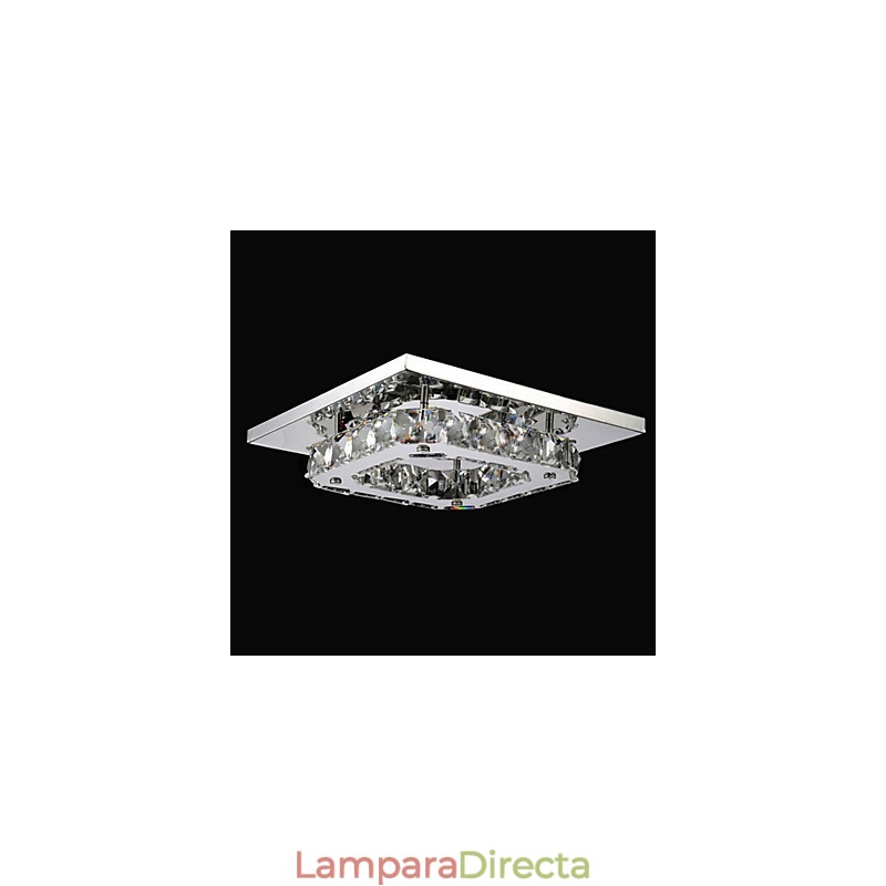 Lámpara empotrada moderna y contemporánea de metal galvanizado