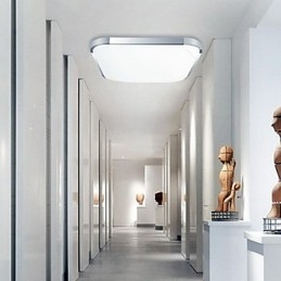 Lámpara empotrada moderna y contemporánea de metal galvanizado
