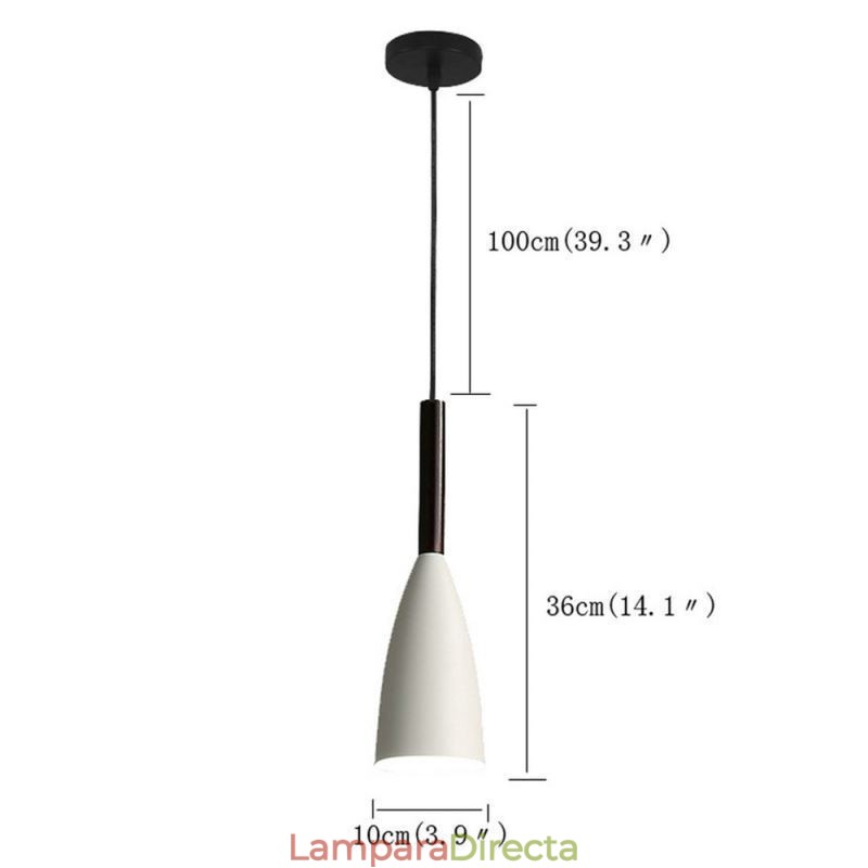 Lámpara colgante moderna, lámpara de diseño especial simple.