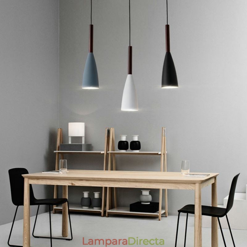Lámpara colgante moderna, lámpara de diseño especial simple.