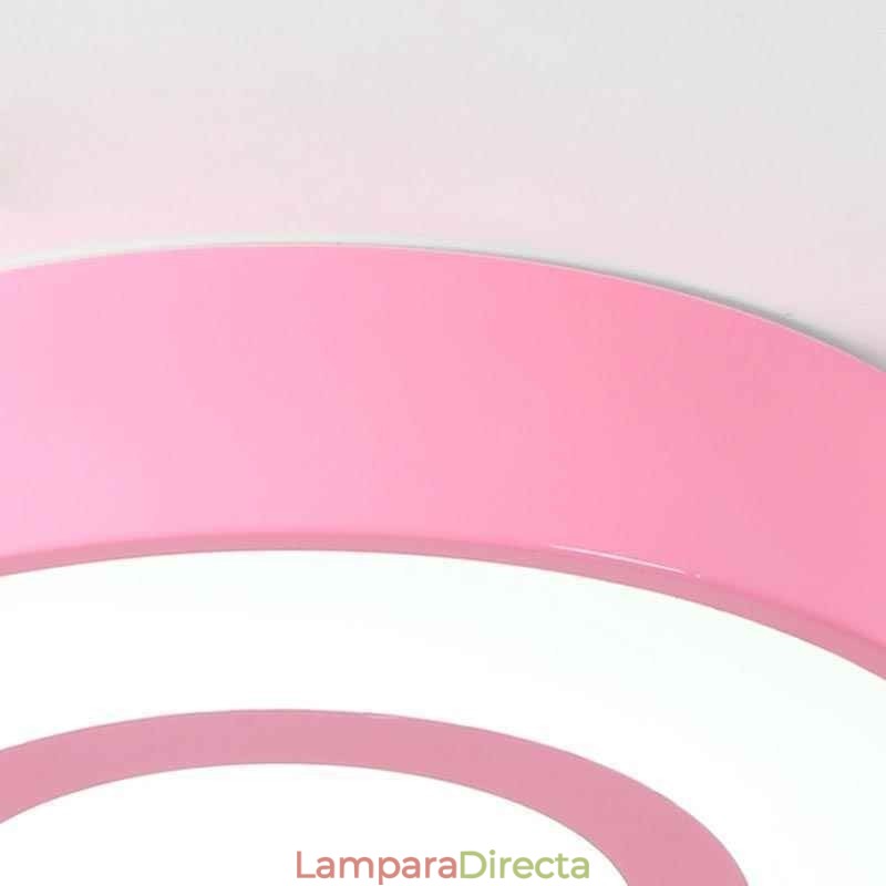 Lámpara colgante moderna y única, redonda, iluminación cálida y sencilla.