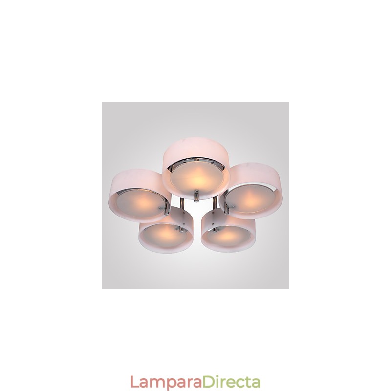 Lámpara de araña moderna de 5 luces