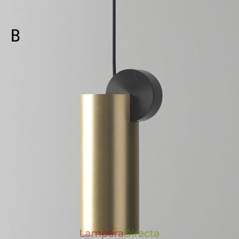 Lámpara colgante moderna de acrílico nórdico con iluminación geométrica