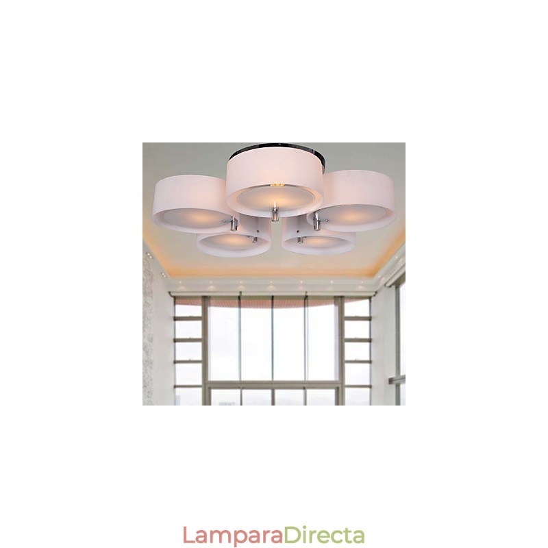 Lámpara de araña moderna de 5 luces
