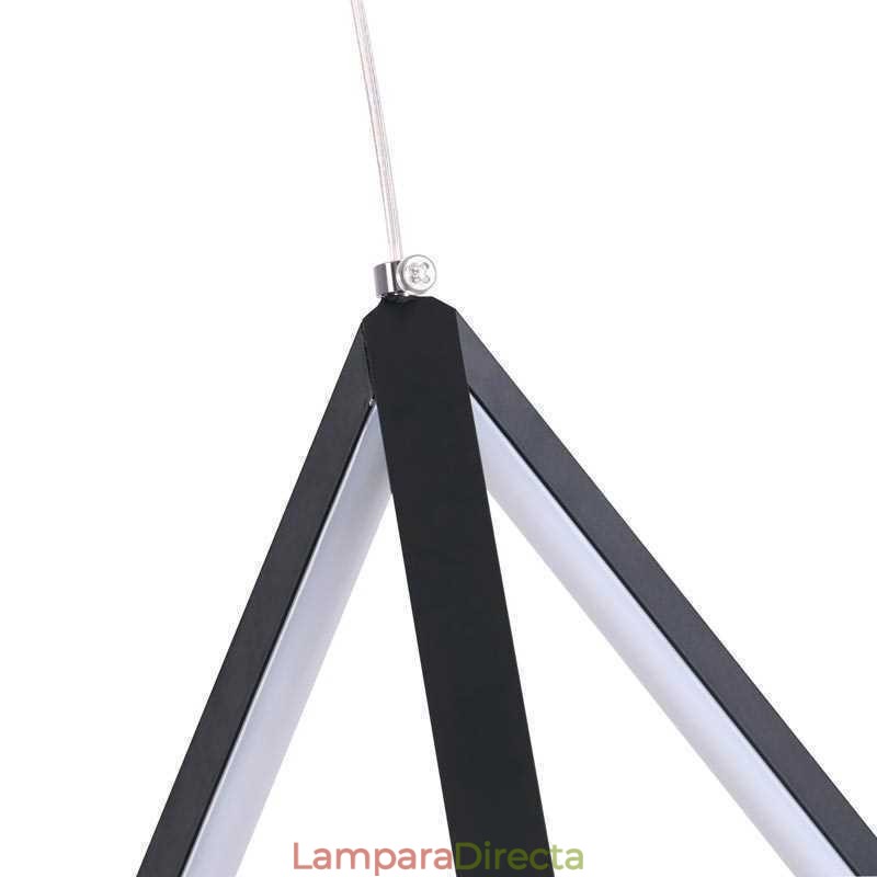 Lámpara colgante posmoderna con forma de triángulo geométrico, lámpara creativa, iluminación