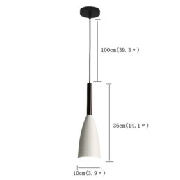 Lámpara colgante moderna, lámpara de diseño especial simple.