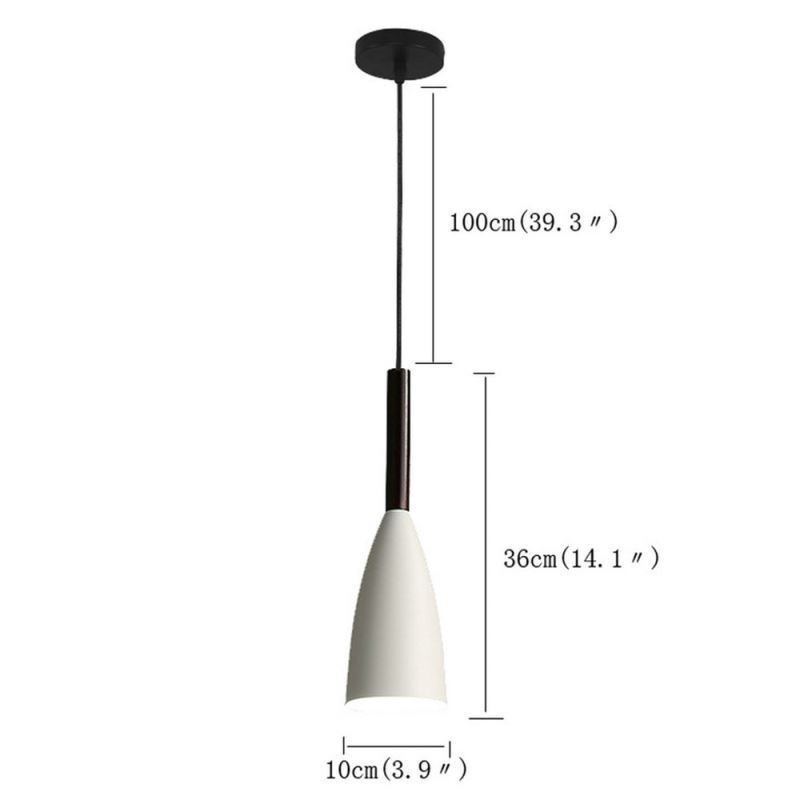 Lámpara colgante moderna, lámpara de diseño especial simple.