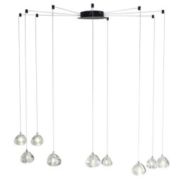 Lámpara colgante moderna de cristal, lámpara de iluminación para el hogar