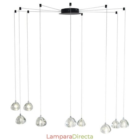 Lámpara colgante moderna de cristal, lámpara de iluminación para el hogar Lámpara colgante moderna de cristal, lámpara de iluminación para el hogar