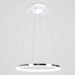 Lámpara colgante moderna de acrílico circular de 40 cm