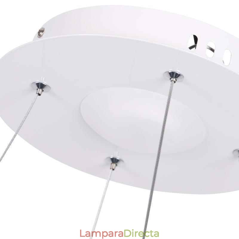 Lámpara colgante moderna de acrílico circular de 40 cm