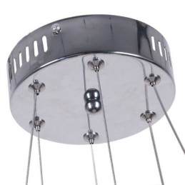 Lámpara colgante moderna de acrílico con 2 anillos, 40 + 20 cm