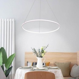 Lámpara colgante moderna circular de 60 cm y 80 cm.