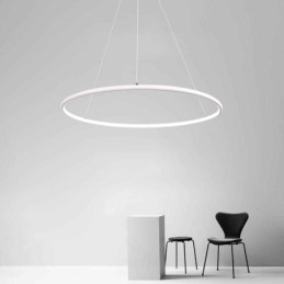Lámpara colgante moderna circular de 60 cm y 80 cm.