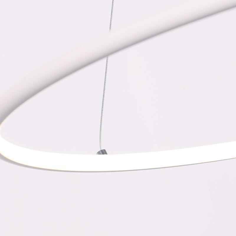 Lámpara colgante moderna circular de 60 cm y 80 cm.
