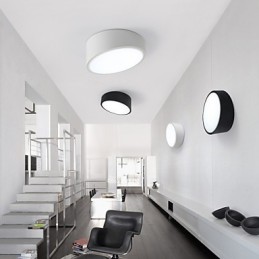 Lámpara de cúpula cilíndrica de hierro forjado, creativa, contemporánea y contraída