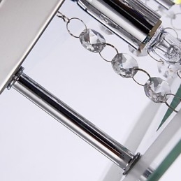 Lámpara de techo moderna de cristal para sala de estar, 5 luces
