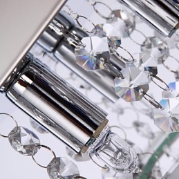 Lámpara de techo moderna de cristal para sala de estar, 5 luces