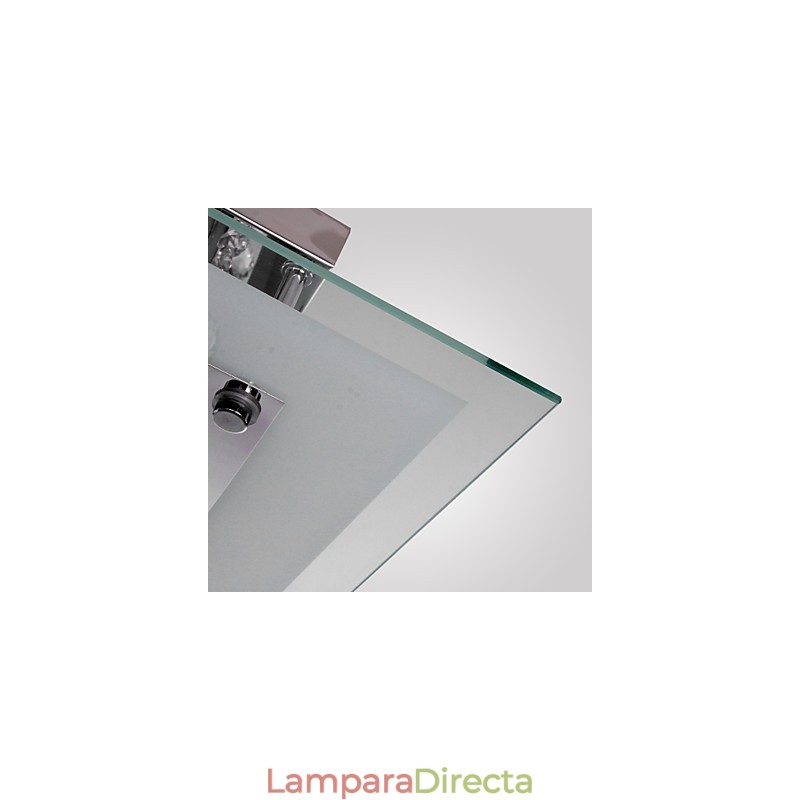 Lámpara de techo moderna de cristal para sala de estar, 5 luces