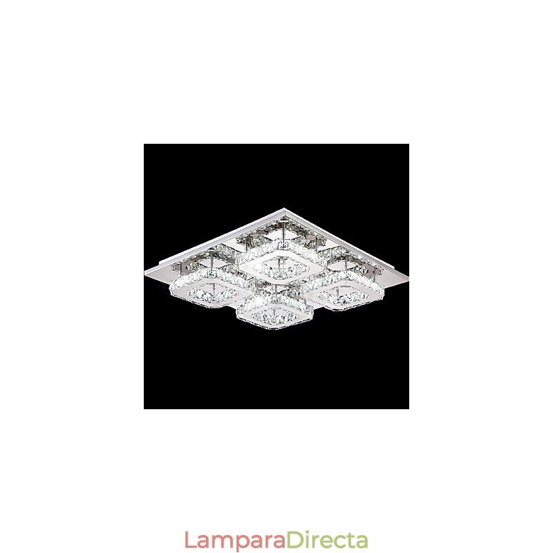 Lámpara empotrada moderna y contemporánea de metal galvanizado