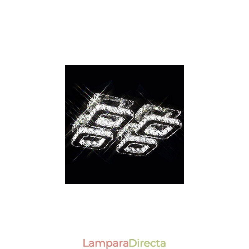 Lámpara empotrada moderna y contemporánea de metal galvanizado