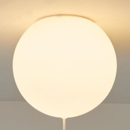 Lámpara de techo nórdica con forma de globo, lámpara colgante acrílica para niños.