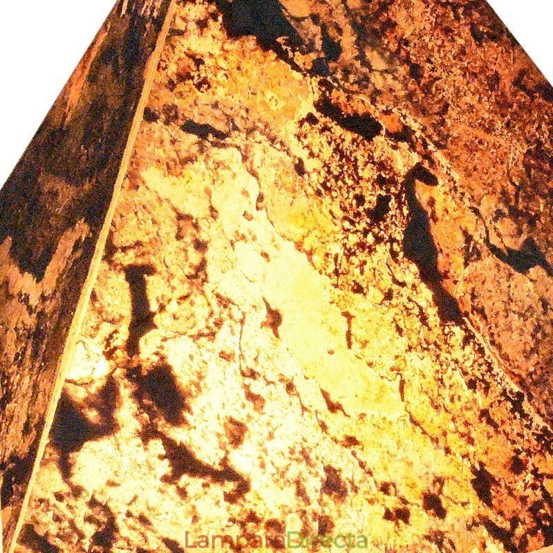 Lámpara colgante geométrica con diseño translúcido 3D en forma de diamante