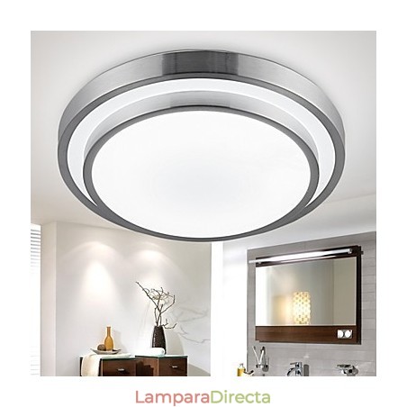 Lámpara de techo redonda, sencilla y moderna, diámetro 35 cm. Lámpara de techo redonda, sencilla y moderna, diámetro 35 cm.