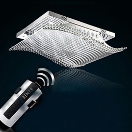 Lámpara de techo de cristal contemporánea moderna