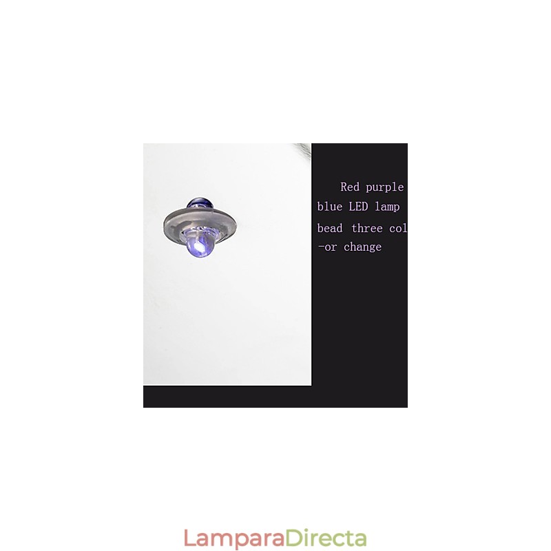 Lámpara de techo de cristal contemporánea moderna