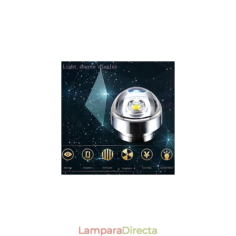 Lámpara de techo de cristal contemporánea moderna