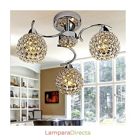 Lámpara colgante moderna contemporánea de metal galvanizado con cristal y montaje empotrado Lámpara colgante moderna contemporánea de metal galvanizado con cristal y montaje empotrado