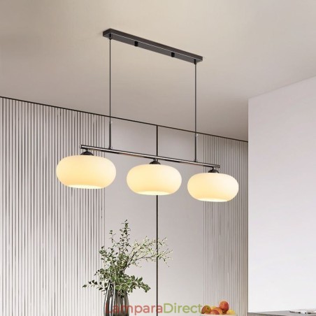 Lámpara colgante de cristal nórdico, lámpara de techo creativa de hierro forjado Lámpara colgante de cristal nórdico, lámpara de techo creativa de hierro forjado