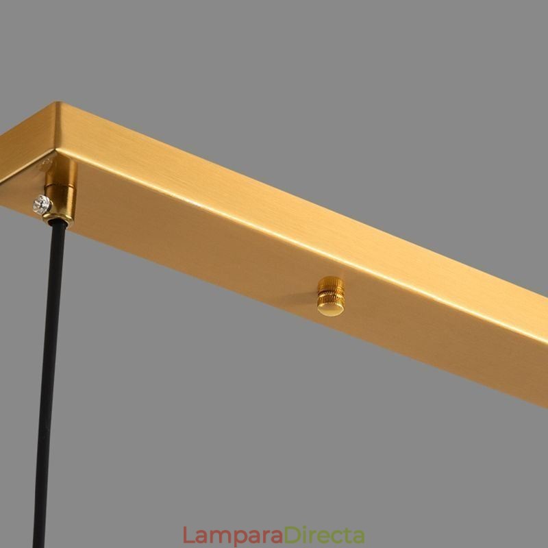 Lámpara colgante de cristal nórdico, lámpara de techo creativa de hierro forjado