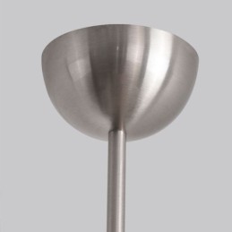 Lámpara colgante de cristal nórdico, lámpara de techo creativa de hierro forjado