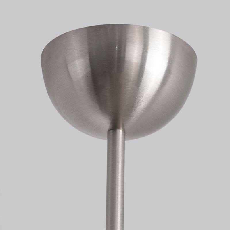 Lámpara colgante de cristal nórdico, lámpara de techo creativa de hierro forjado