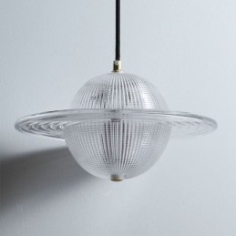 Lámpara de techo con forma de lámpara colgante de cristal moderna