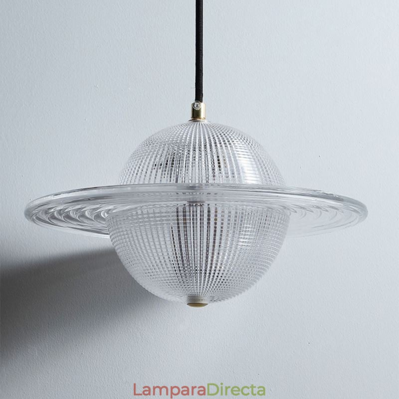 Lámpara de techo con forma de lámpara colgante de cristal moderna