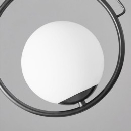 Lámpara colgante de bola de cristal para decoración del hogar