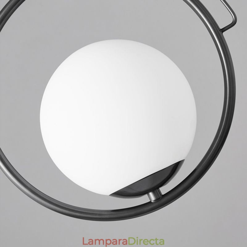 Lámpara colgante de bola de cristal para decoración del hogar
