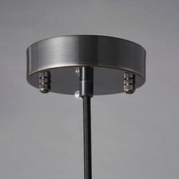 Lámpara colgante moderna con forma de globo y gota de agua de cristal