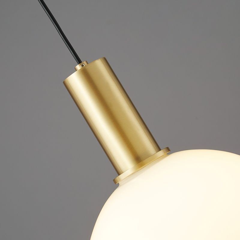 Lámpara colgante moderna y sencilla de cristal