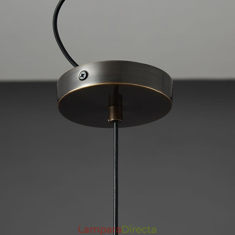 Lámpara colgante moderna, sencilla y creativa, de cristal.