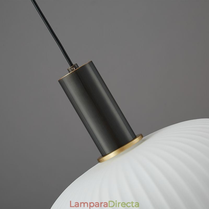 Lámpara colgante moderna, sencilla y creativa, de cristal.