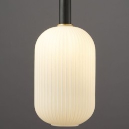 Lámpara colgante moderna, sencilla y creativa, de cristal.