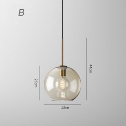 Lámpara colgante clásica de cristal de 3 luces, accesorio de iluminación para cafetería